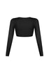 Clean V Neck Long Sleeve Top